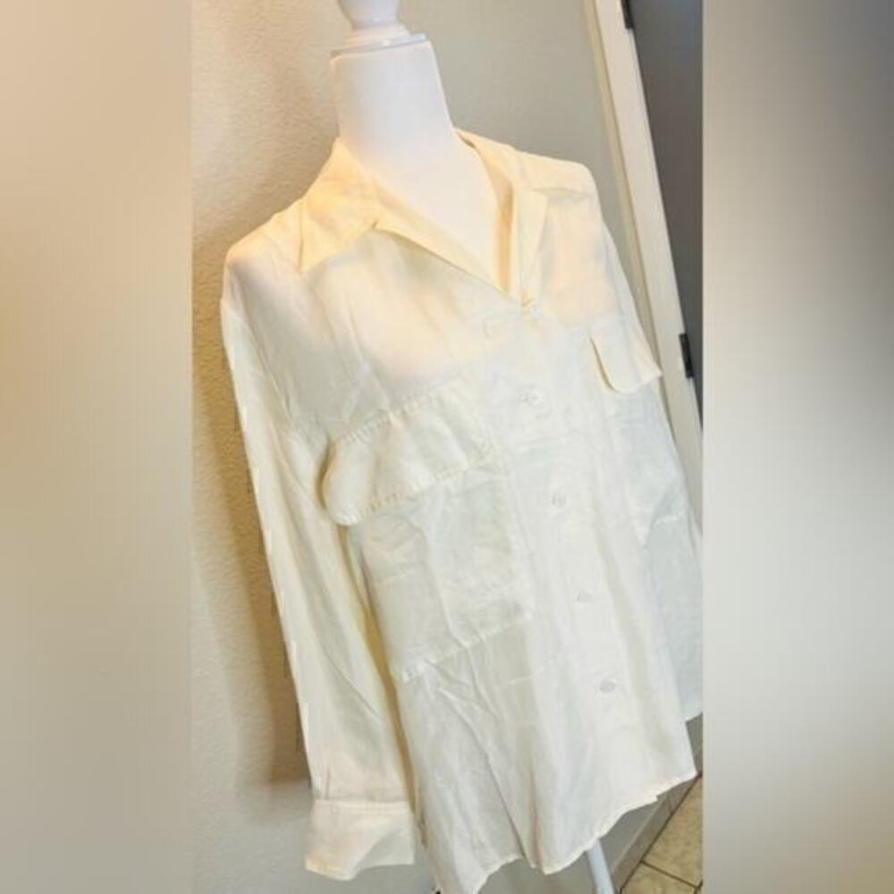 Zara button up top